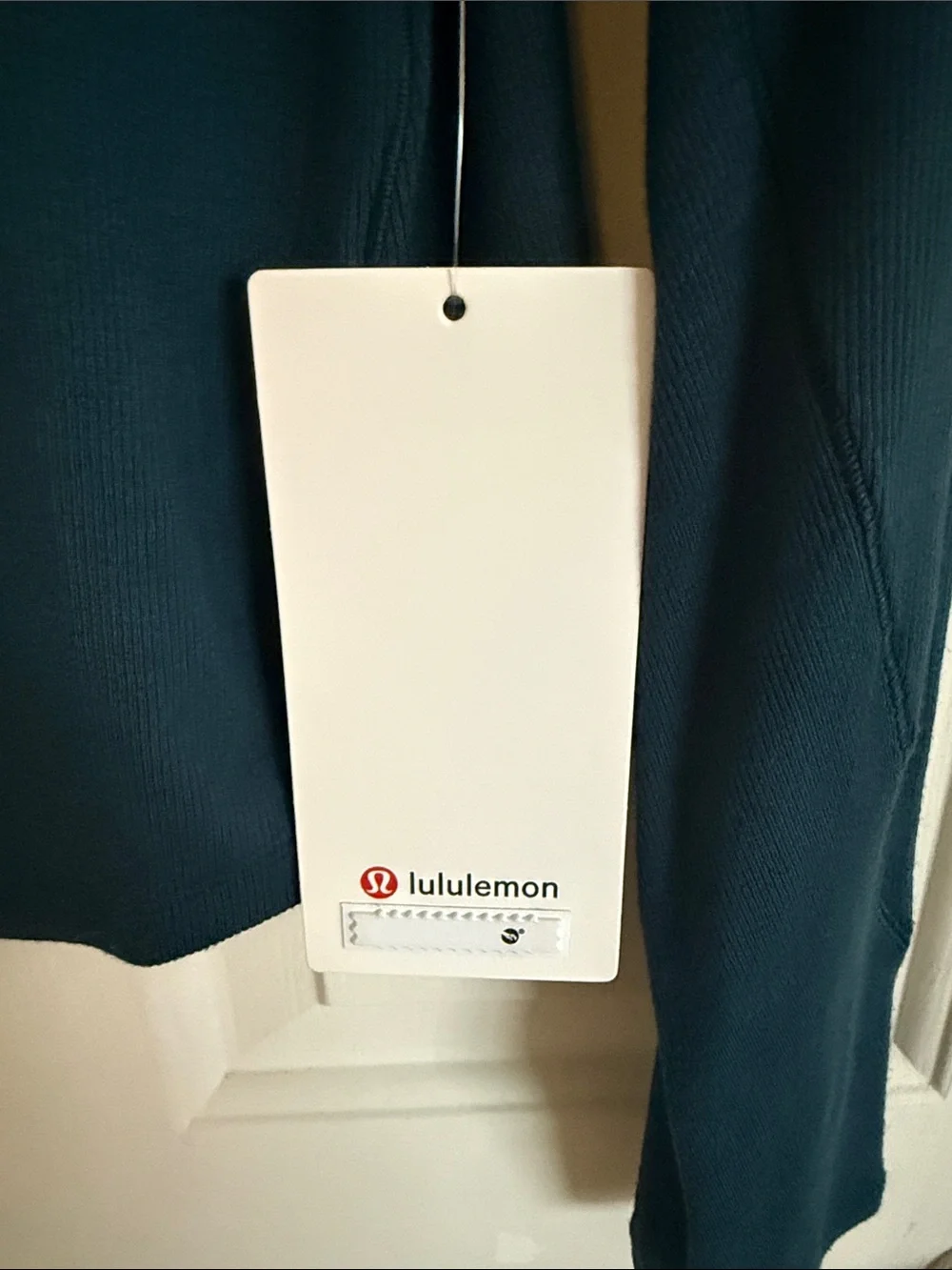 Women's Lululemon Teal Long-Sleeve Mock Neck Top